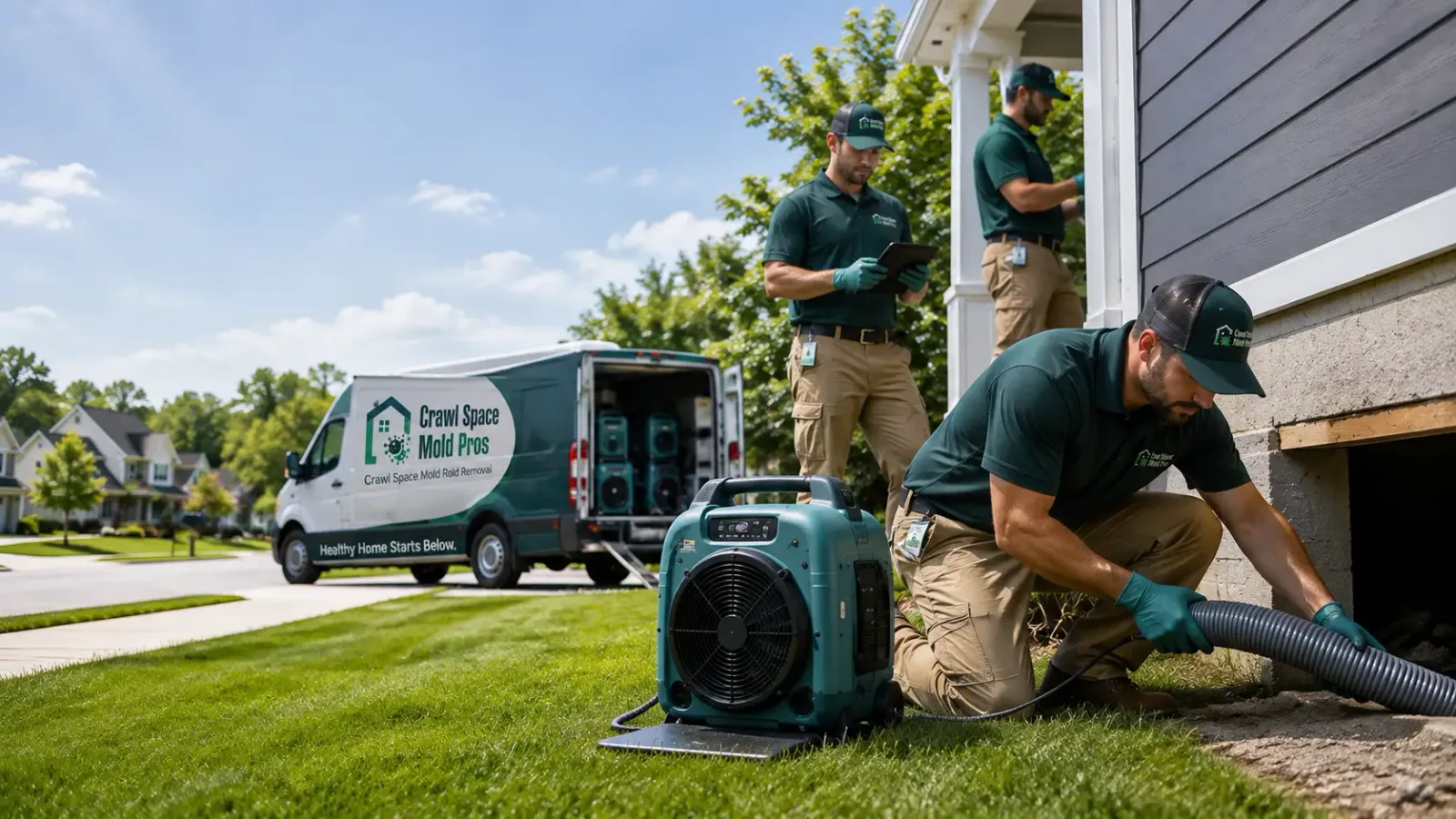 Crawl Space Mold Removal in Williston, ND